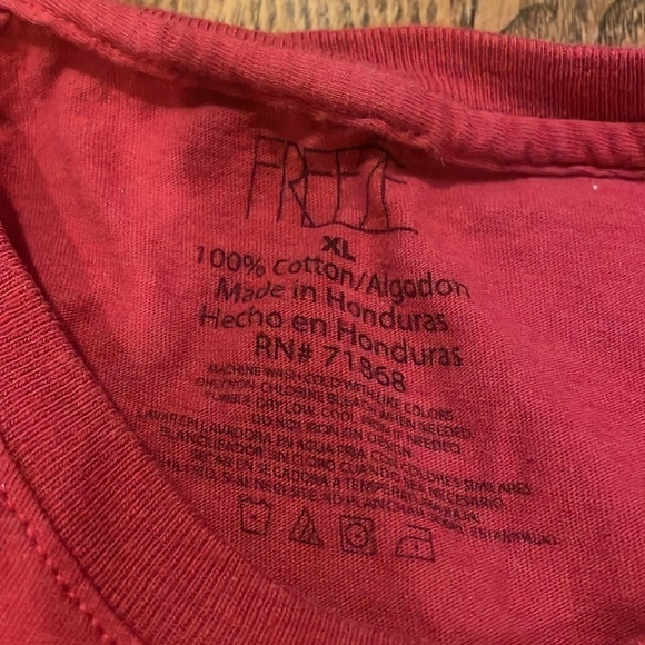 Freeze Inc Long Sleeve T-shirt Red - Ladies Size XL “Running Late is my Cardio” - Picture 3 of 3